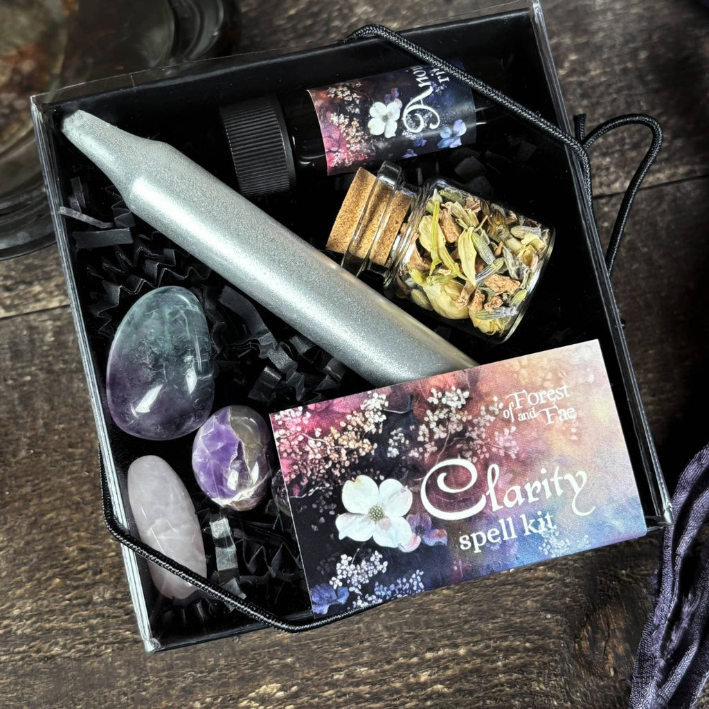 Clarity Spell Kit – Dark Matter Witch Ritual Kit for Intuition, Insight & Mental Focus