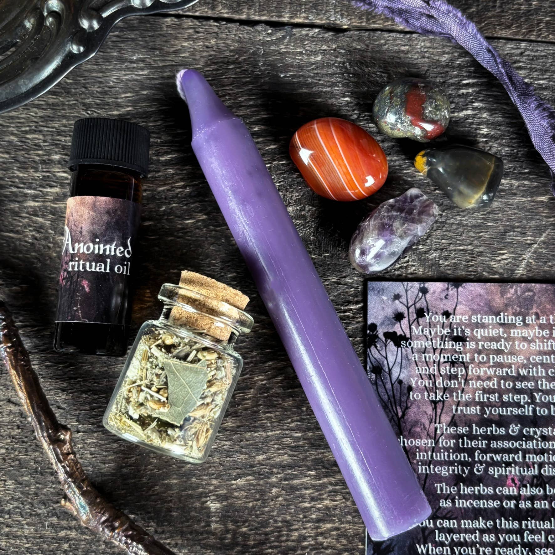 Crossroads Spell Kit – Dark Matter Witch Ritual Kit for Liminal Space, Change & Spiritual Direction