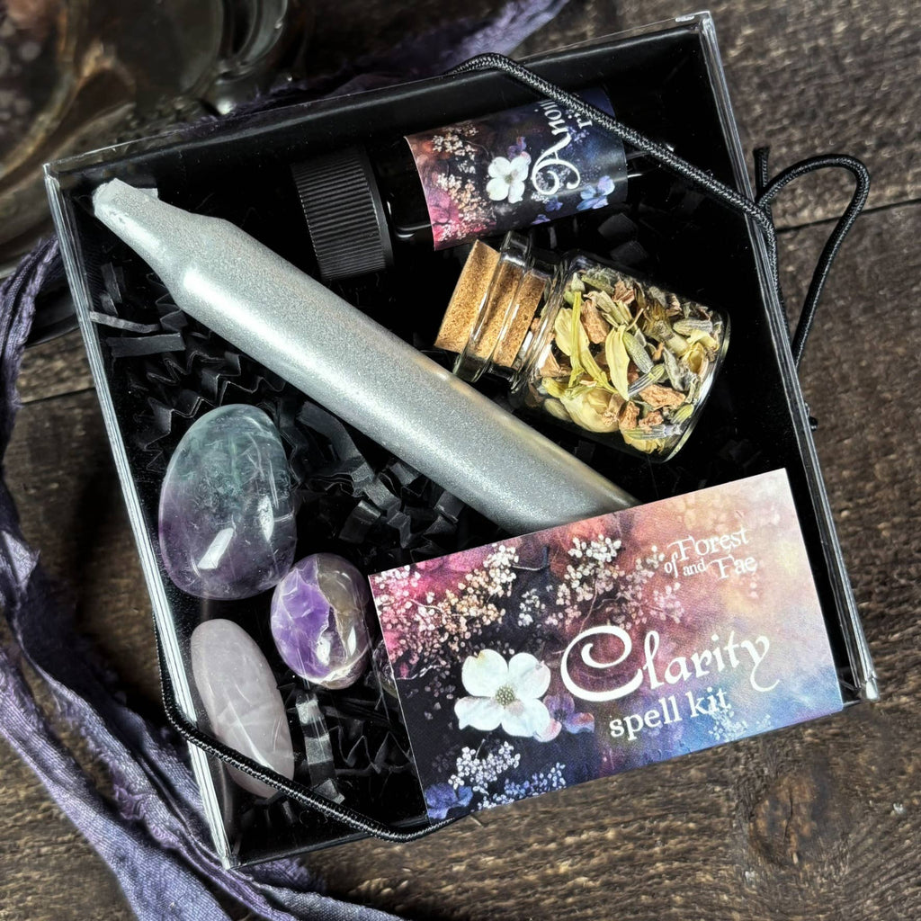 Clarity Spell Kit – Dark Matter Witch Ritual Kit for Intuition, Insight & Mental Focus