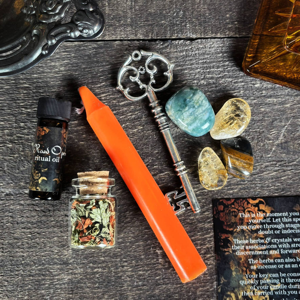 Unlocked Spell Kit – Dark Matter Road Opener Ritual Kit for Energy Shift, Abundance & New Beginnings