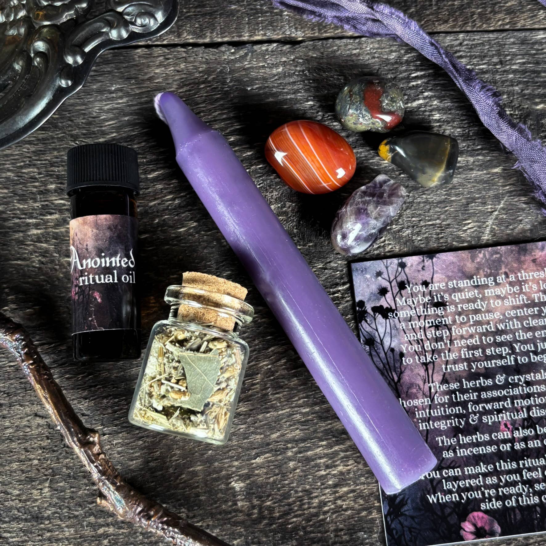 Crossroads Spell Kit – Dark Matter Witch Ritual Kit for Liminal Space, Change & Spiritual Direction