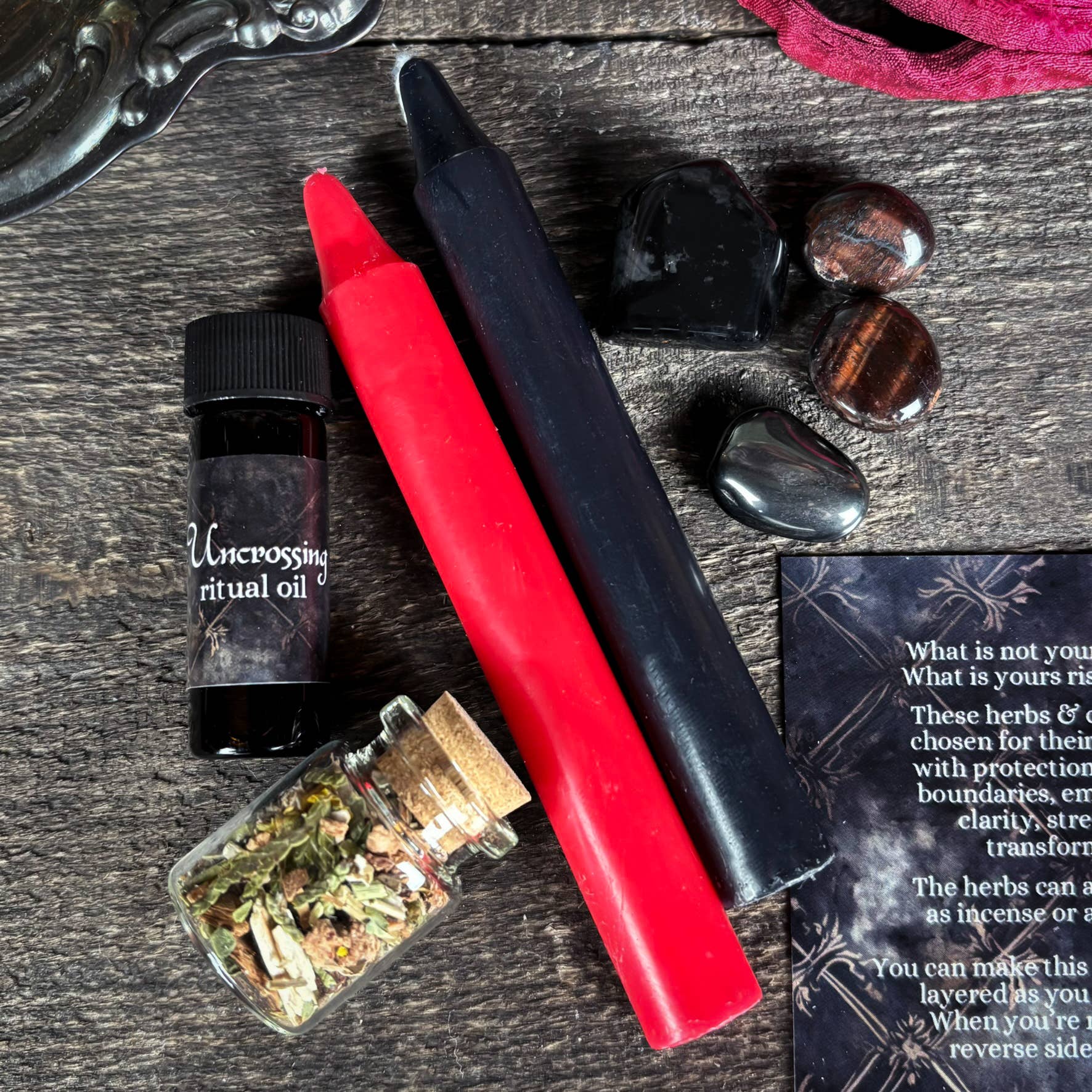 Return to Sender Spell Kit – Dark Matter Witch Ritual Kit for Protection, Uncrossing & Energy Shielding