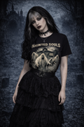 Haunted Souls Tee – Dark Matter Vintage Ghost Horror Shirt | Gothic Paranormal Apparel