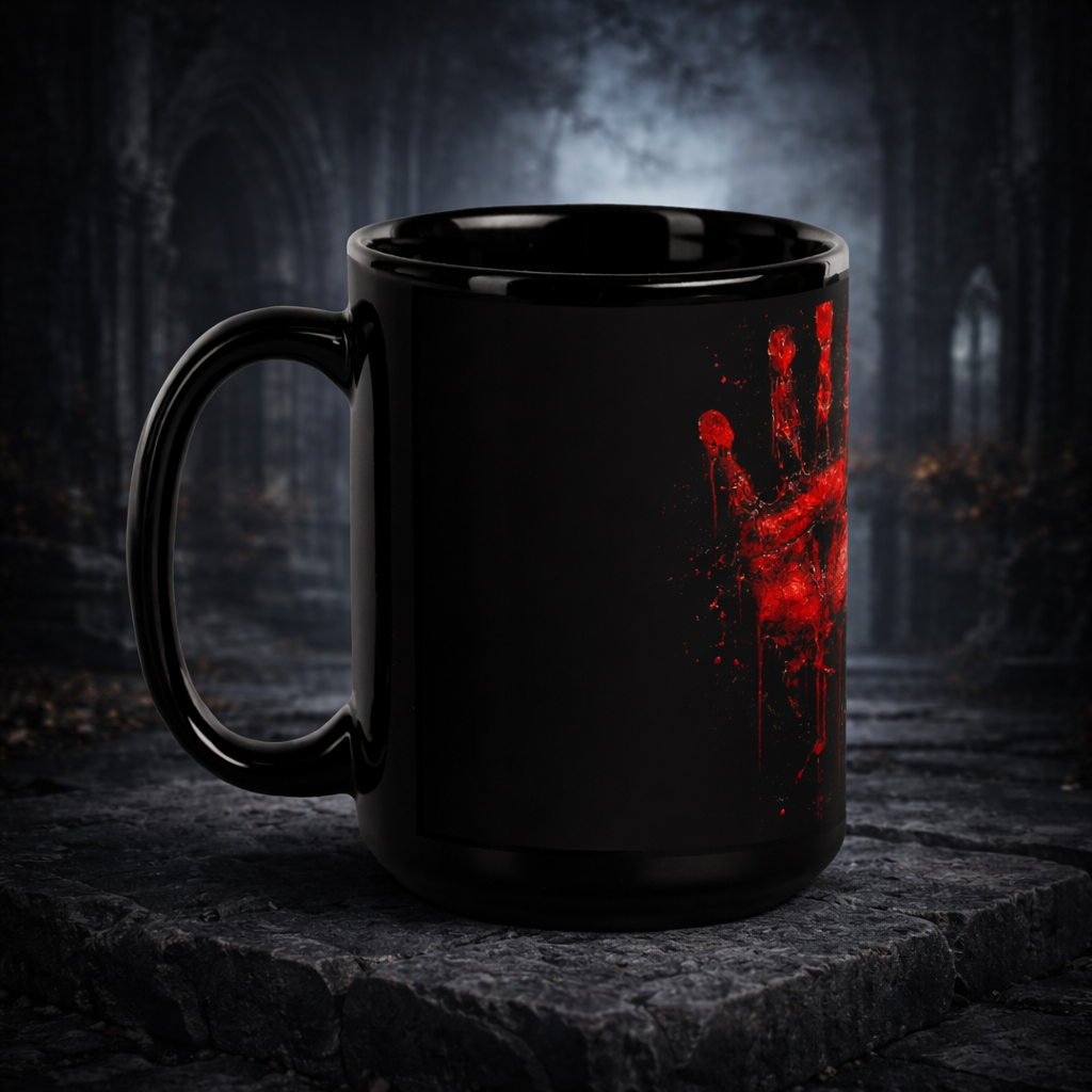 The Last Person Who Spoke to Me Before Coffee Mug – Dark Matter Horror Coffee Cup