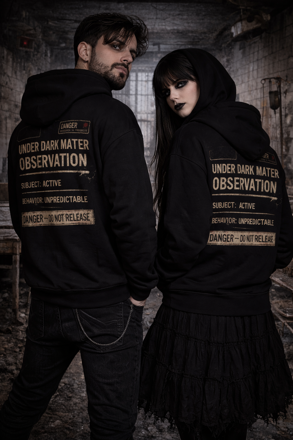 Limited Edition Asylum Series 1 of 5 Hoodie – Dark Matter Horror Drop