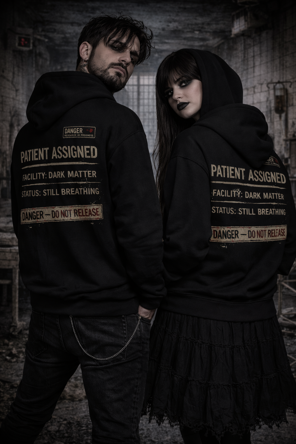 Limited Edition Asylum Series 2 of 5 Hoodie – Dark Matter Horror Drop
