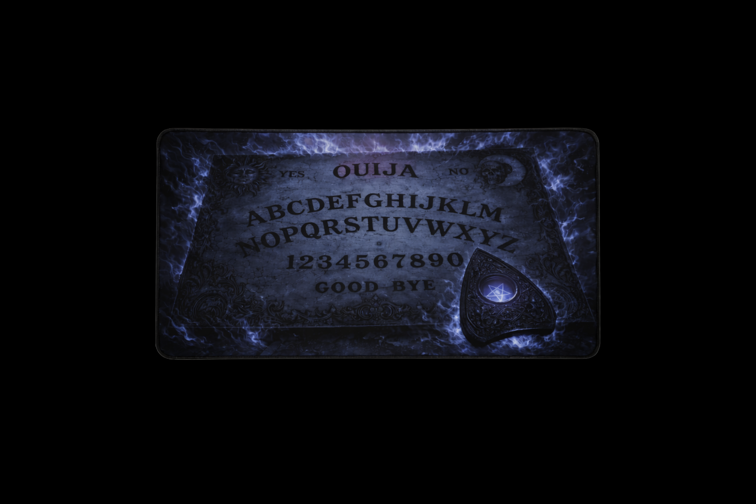 “Dark Matter Ouija” Haunted Desk Mat – Move to Good-Bye Edition (3 Sizes)