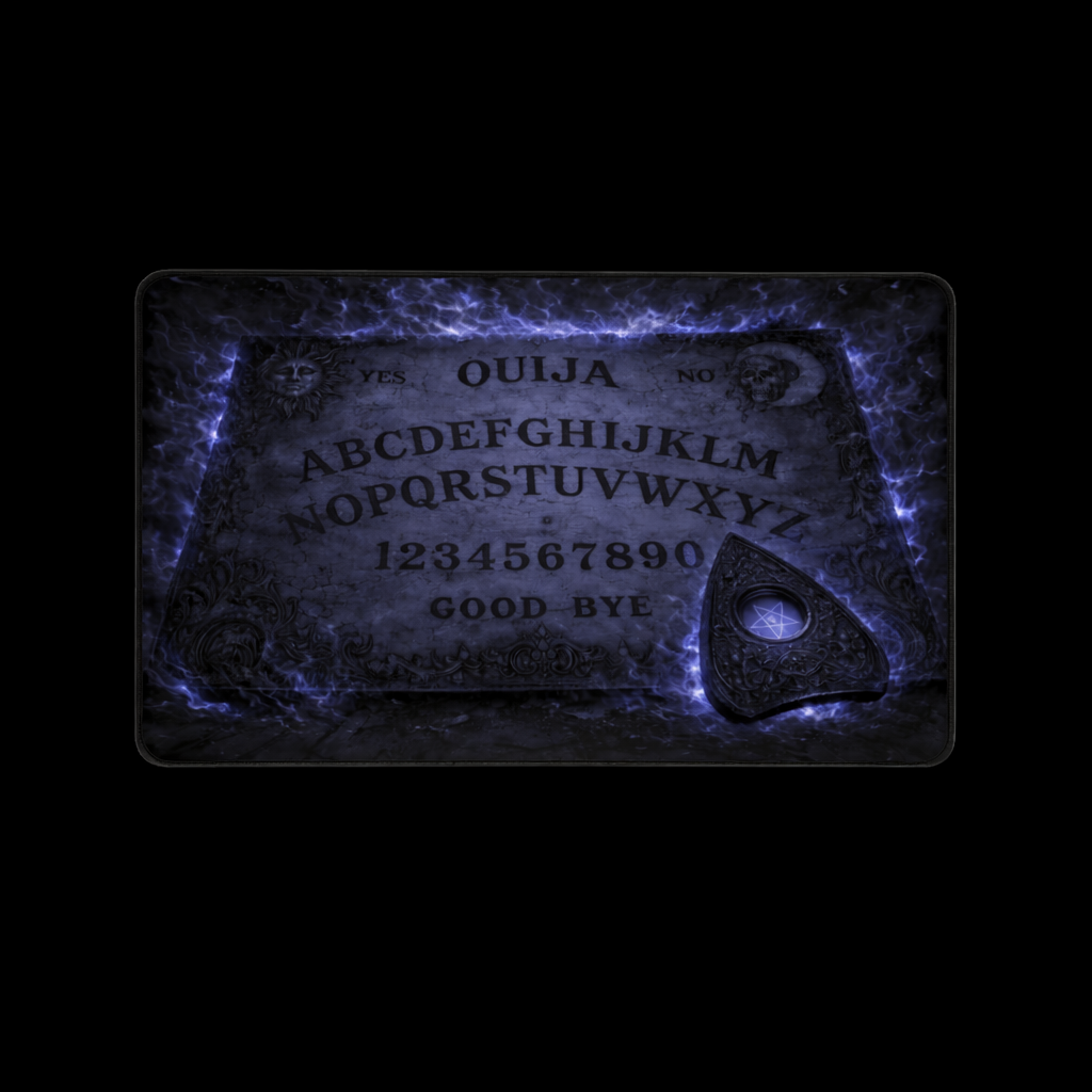 “Dark Matter Ouija” Haunted Desk Mat – Move to Good-Bye Edition (3 Sizes)