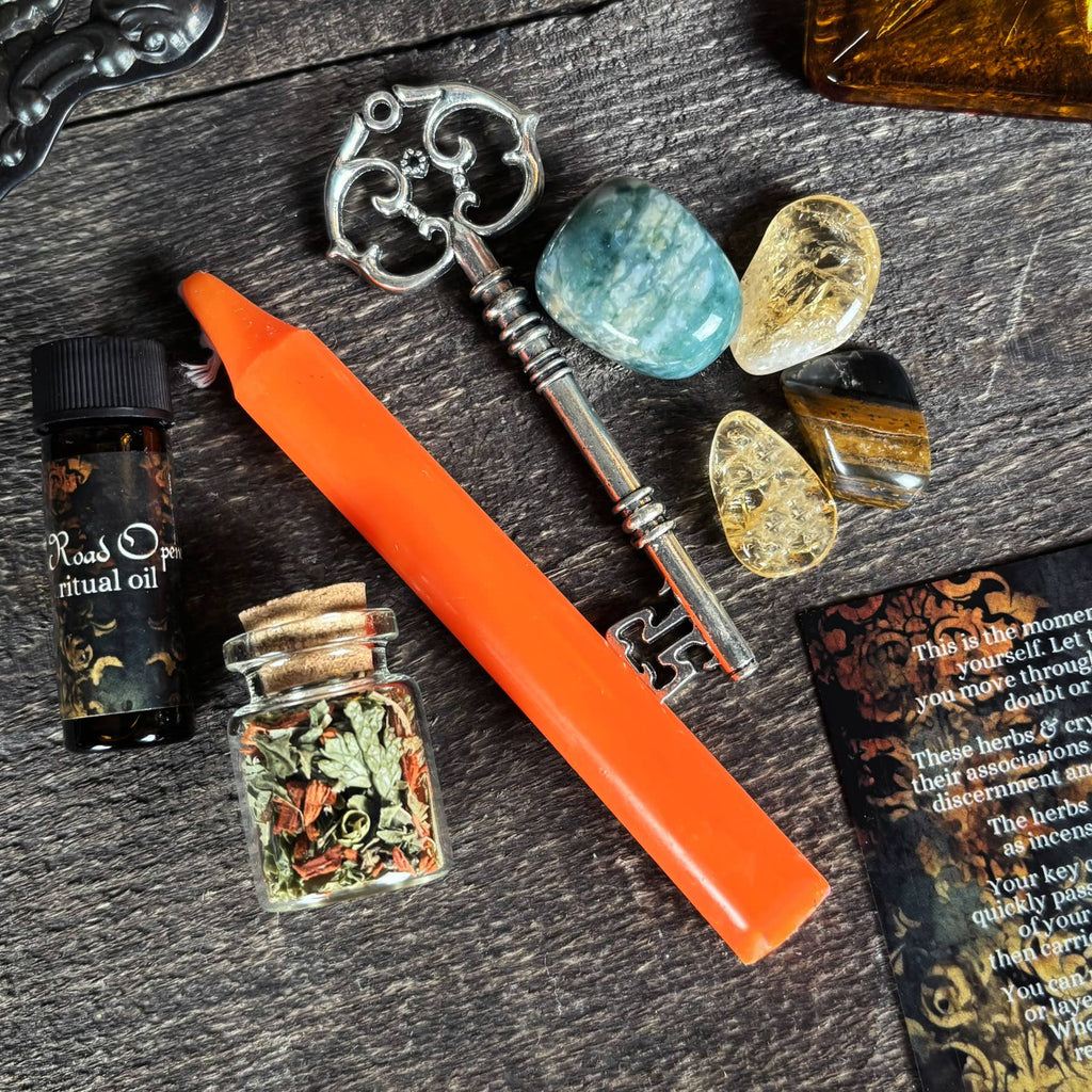 Unlocked Spell Kit – Dark Matter Road Opener Ritual Kit for Energy Shift, Abundance & New Beginnings