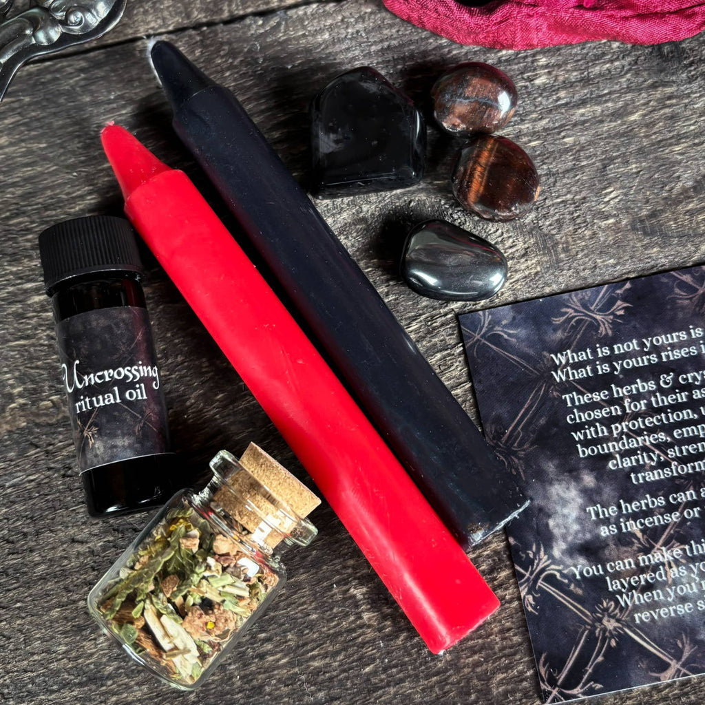 Return to Sender Spell Kit – Dark Matter Witch Ritual Kit for Protection, Uncrossing & Energy Shielding