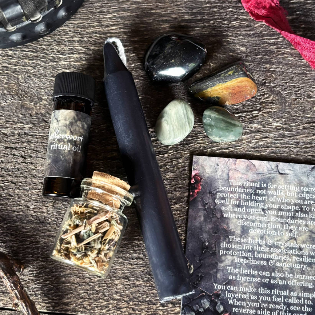 Boundaries Spell Kit – Dark Matter Witch Ritual Kit for Protection, Energy Shielding & Sacred Space