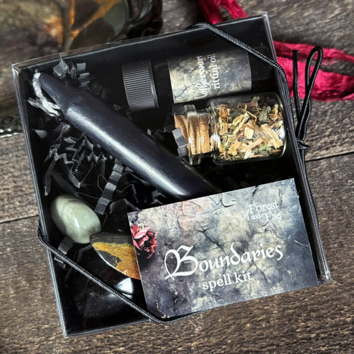 Boundaries Spell Kit – Dark Matter Witch Ritual Kit for Protection, Energy Shielding & Sacred Space