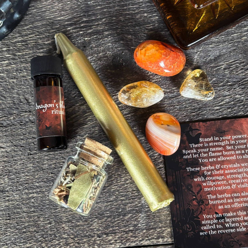 Empowered Spell Kit – Dark Matter Witch Ritual Kit for Courage, Strength & Personal Power